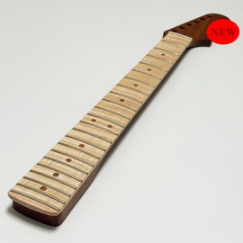 Strats Guitar Neck 22 Frets, 25.5'' Mahogany Modern C Shape Electric Guitar Neck with Medium Jumbo Fret for ST Style Guitar Parts Replacement