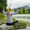 Lyweem Large Travel Duffle Bag for Men with Shoe Compartment