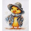 Luca-S Cross Stitch Kit The Detective Duck, B1416, Counted Cross