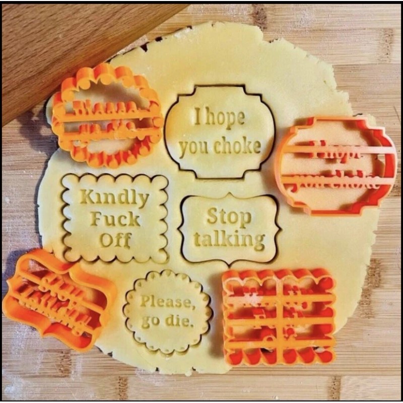 Cutters Funny Cookie Cutter Molds New Funny Sayings Gag Gift