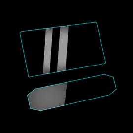 HRuizq Protection Film Display Protection Film NT1100 CRF1100L Africa Twin All Years Meter Protection Film Set of 2