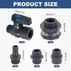 uxcell 1 Set Rain Barrel Faucet Kit, Plastic Rain Barrel