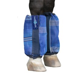 Kensington Protective Products Horse Bubble Fly Boots (Set of 4), X-Large, Kentucky Blue