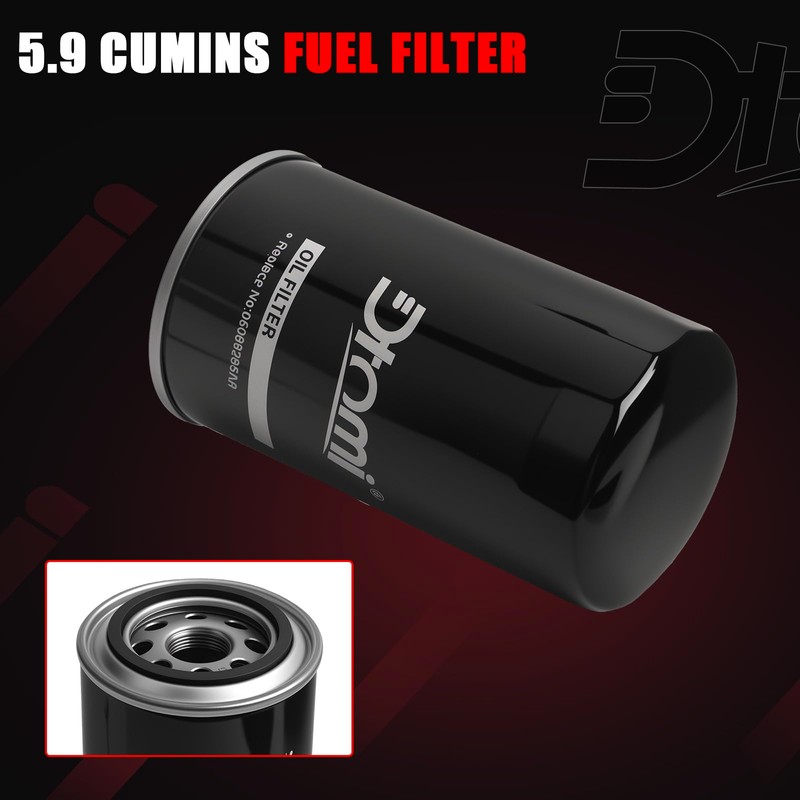 Dtomi Diesel Filter Kit Compatible With Dodge Vehicle 5.9L Cummins