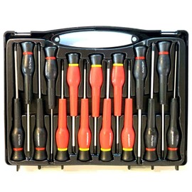 15 Pcs Telecommunication Precision Screwdriver Set Electrical Tool w/Kit Case.