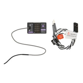 Gyro Receiver 4H Single Antenna 2 Way 2.4GHz RC Receiver for Flysky NB4 Noble Lite Noble Pro for AFHDS 3 Transmitter