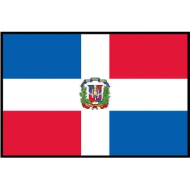 "Dominican Republic Flag" 3 ft x 5 ft Polyester Flag