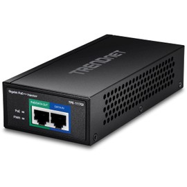 TRENDnet Gigabit PoE++ Injector, TPE-117GI, NDAA Compliant, Supplies 15.4W, 30W, and 60W, Network a Device Up to 100m(328 ft), Supports IEEE 802.3af,802.at, Plug & Play, Black
