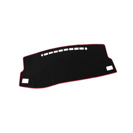 A ABSOPRO Car Dashboard Cover Nonslip Black Red Dash Cover Mat Sun Pad for Toyota Corolla 14-18 Item Replacement