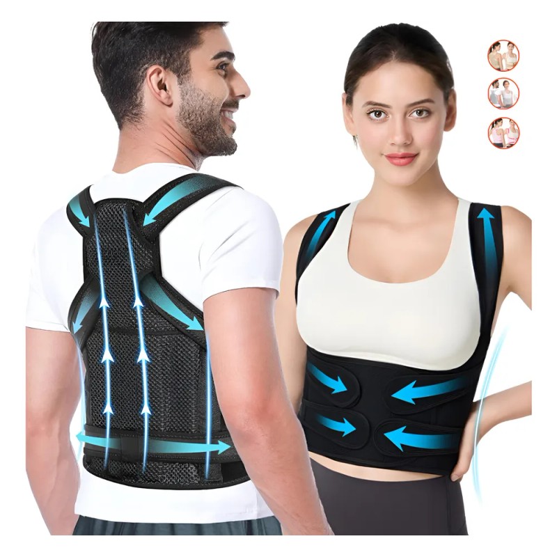Corrector Postura Espalda Para Hombre Y Mujer Ajustable Faja