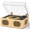 MANGOSTAN Portable CD Player with Speaker, Retro CD Player with