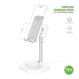 Esoulk 15W 2-in-1 Wireless Charging Mount Stand