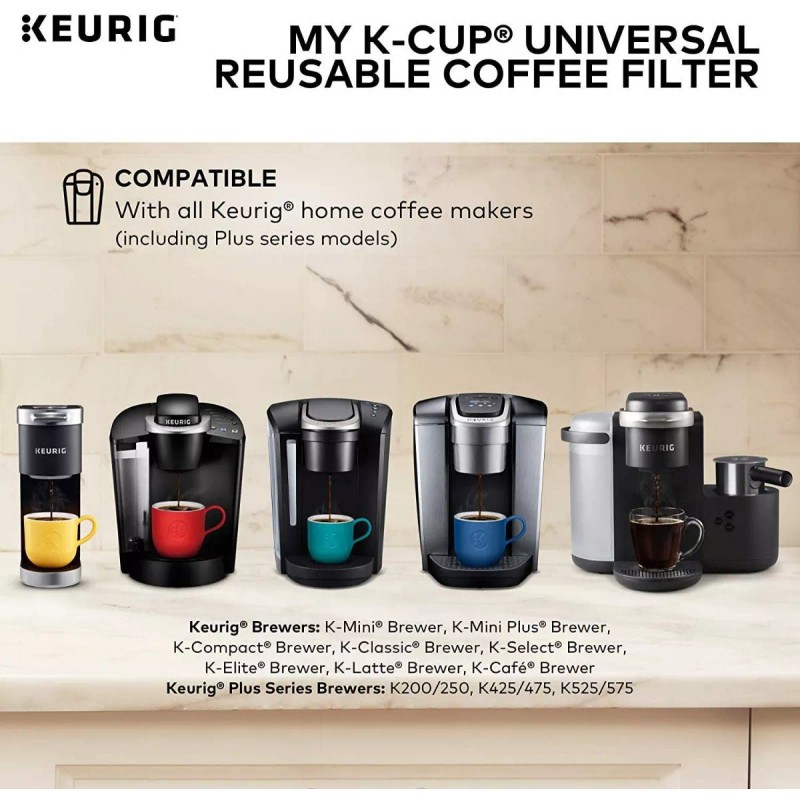 Keurig Taza Capsulas Cafe K Cups Filtros Reusables Keurig 1.0
