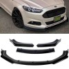 3PCS For Ford Fusion Mondeo 2013-2016 Front Bumper Lip Splitter