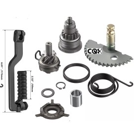 Unbranded Kick Start Shaft Gear & Kick Start Starter Lever GY6 50cc Chinese Scooter Parts