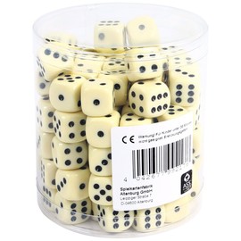 ASS Altenburger 22599217 22599217-100 Augenwürfel, Elfenbein
