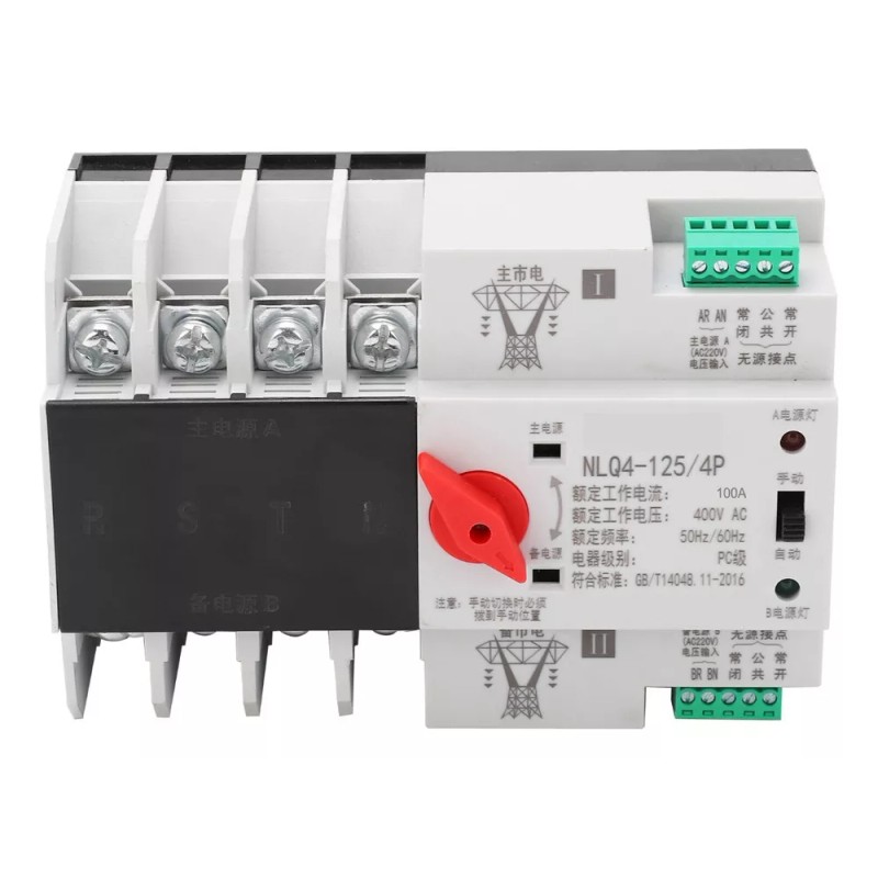 generic Interruptor Transferencia Automática 4p Trifásico 400v 100a