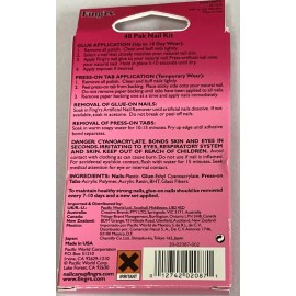 Fing'rs 48 pak perfect length Square BEWITCH 2087