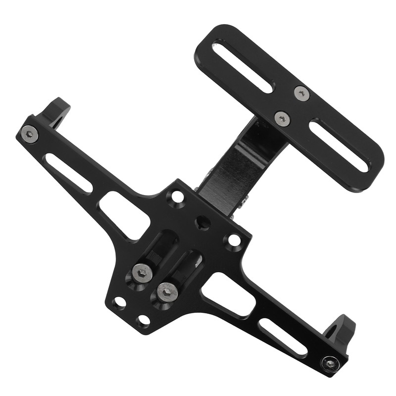 Motorcycle License Plate Bracket CNC Aluminium Alloy Universal Adjustable Motorcycle