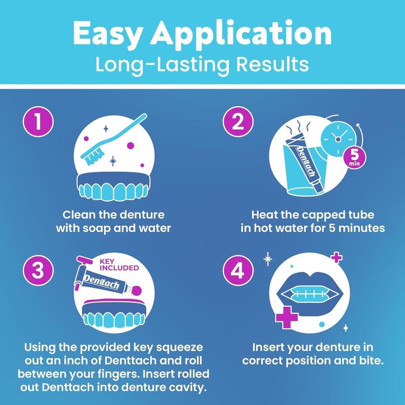 [NEW 2025 - COMBO 3 PACK] Denttach Thermoplastic Adhesive for