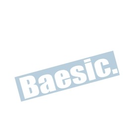 Baesic. 23" Windshield Window Banner Vinyl Decal Sunshade JDM Graphic Sticker