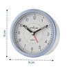 Atrium moderner Design Wecker Analog Quarz ohne Ticken mit Licht