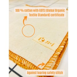 2 pack-Double Layer Cotton Chemex Coffee Filter for CHEMEX Pour Over Reusable Organic Chemex Coffee Filter Sock Washable Coffee Filter Bag For Coffee Machine and Pour Over Coffee (2 pack, Chemex)