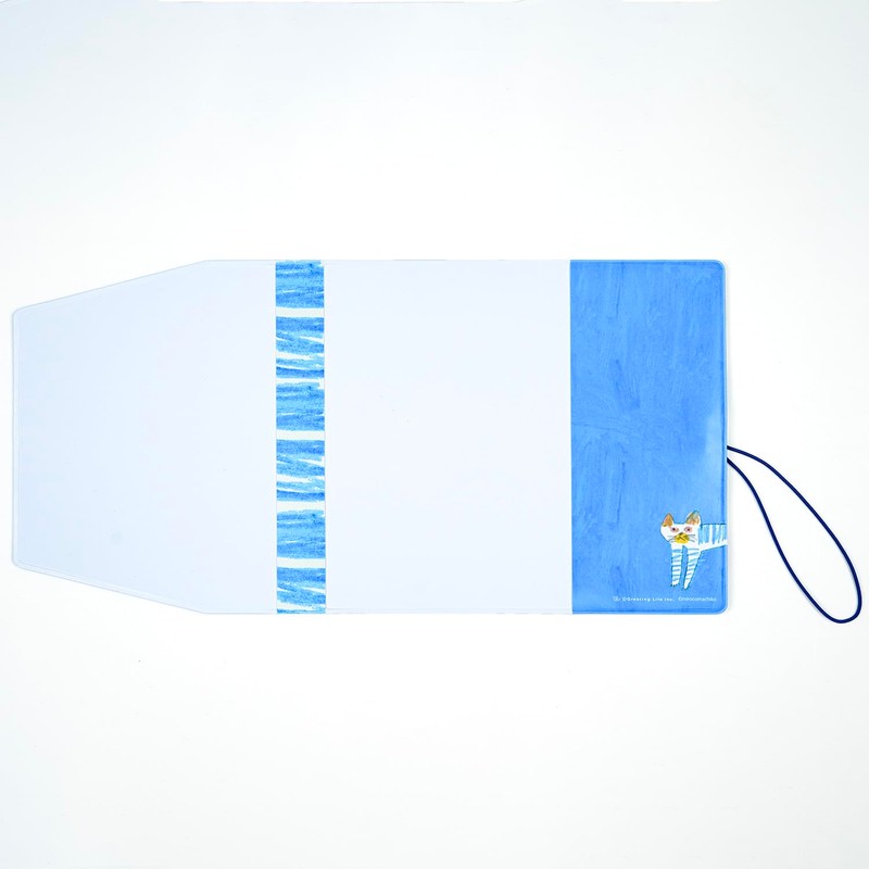 Greeting Life Mirokomachico Book Cover Cat MRZ-69 Blue