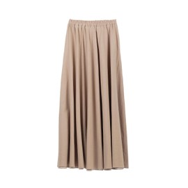 Women's Girls Plain Linen Maxi Skirt Long Skirt Maxi Skirt with Side Pockets Elastic Waist Retro Vintage Simple Chic Skirt Length 90 cm Size 34/36/38/40/42, Plain Khaki