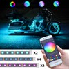 8PCS Motorcycle LED Light Kits Colorful Motorcycle LED Light APP