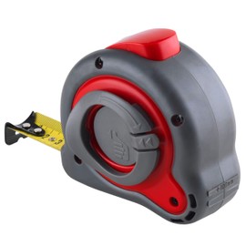 SOLA POPULAR Tape Measure 5 m / 19 mm - Professional Tape Measure with Belt Clip - Steel Tape, Yellow Painted with mm Scale - Accuracy Class II - Roll Meter with Movable End Hook - Metre Length - 5 m