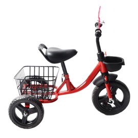 Kids Tricycle for 1-6 Year Olds Classic Ride Fun for Kids, Toddler Tricycle, Pedal Design, Indoor and Outdoor Use, with Storage Basket, for Boys Girls Trike
