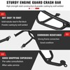 CHIFUN Engine Guard Highway Crash Bars Compatible with Harley Pan