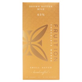 Fruition Chocolate Works Brown Butter 43% Milk Chocolate Bar, 2.12 Oz