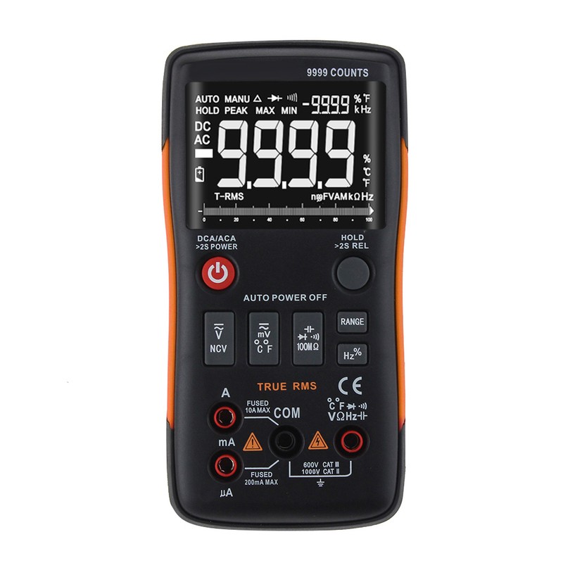 ANENG Q1 True RMS Digital Multimeter Button 9999 Counts With