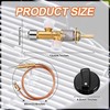 3X Low Pressure Gas Fireplace Failure Control Valve Kit Gas