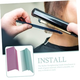 TOVINANNA 2pcs Straightening Comb Replacement for Hair Styling Lightweight and High Temperature Resistant Hairdressing Tool for Salon Home Use and Material Suitable for Travel and Outdoor