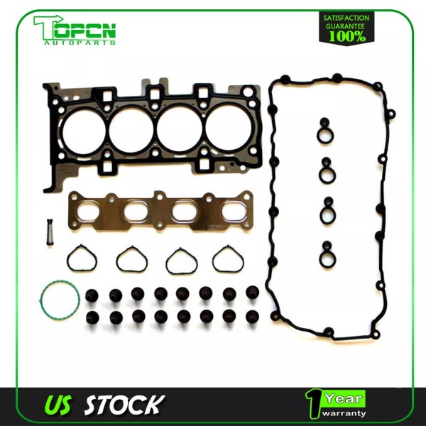 topcn-autoparts Cylinder Head Gasket Set For 2014-2016 Jeep Cherokee 2.4L