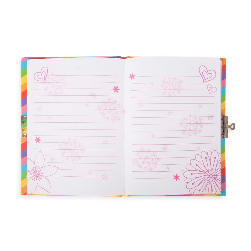 Michel-Toys Unicorn Diary, Cardboard, Multicolour, 18 x 13.5 x 1