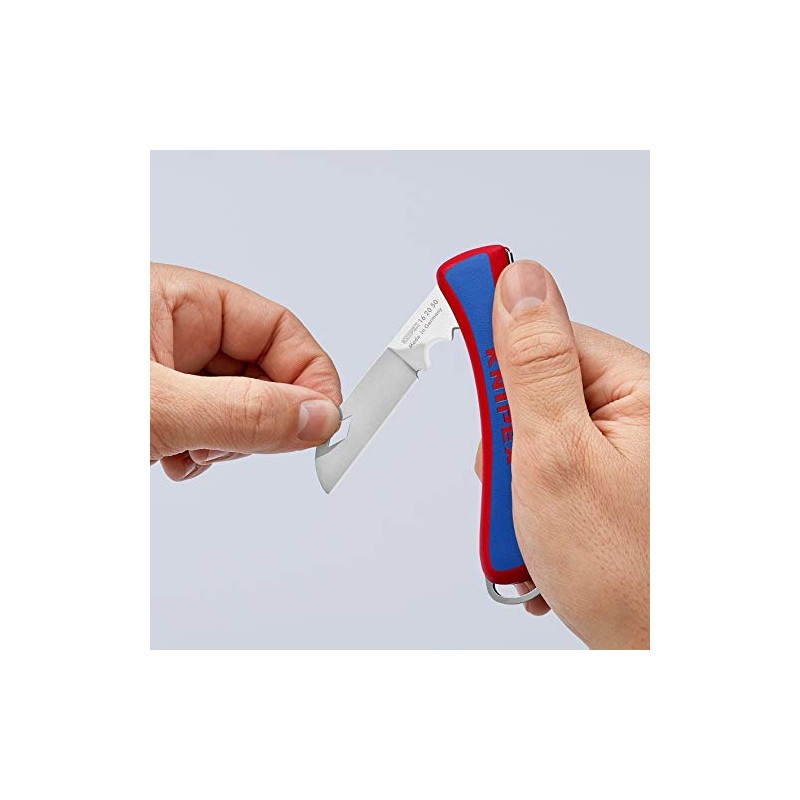 KNIPEX Tools 16 20 50 SB Electrician's Folding Knife, 8-Inch