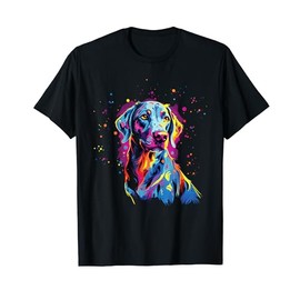 Watercolor Colorful Louisiana Catahoula Leopard Dogs T-Shirt
