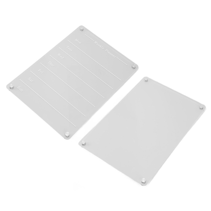 13 X 9.1in Magnetic Dry Erase Calendar Acrylic Planning Bord