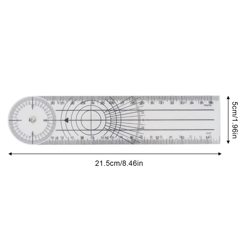 Angle Measurement Ruler, Practical Sturdy Structure Tough Adjustable Angle Finder