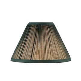 Aspen Creative 59173, Empire Uno Lamp Shade, Phthalo Green, 4" Top x 10" Bottom x 7" Slant Height, Slip UNO 33mm