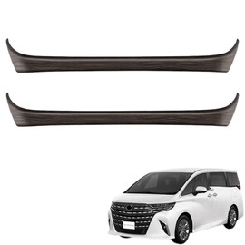 EopTatoo Compatible with Alphard Vellfire 40 Series Exclusive Back Seat Handle Trim Cover Panel, Custom Parts, Accessories, Interior Goods (Woodgrain Brown)