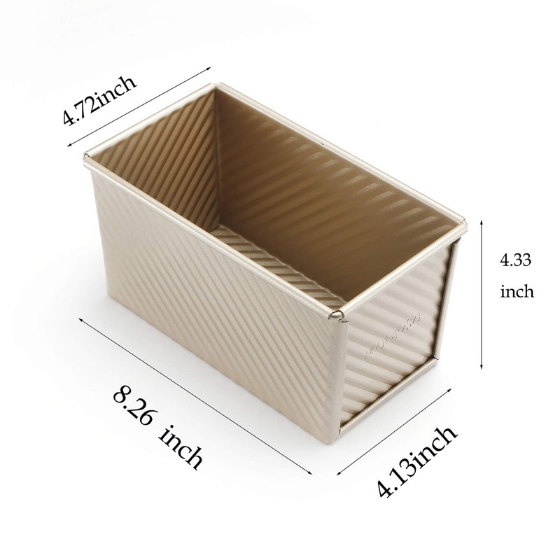 Monfish Pullman loaf Pan – loaf pan w lid -