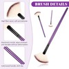 9 Pieces Facial Brushes Fan Mask Brushes, Soft Facial Applicator