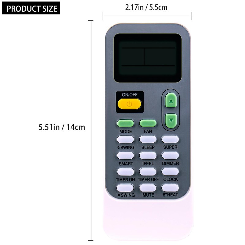 Allimity DG11J1-72 Replacement Remote fit for Hisense AC Air Conditioner