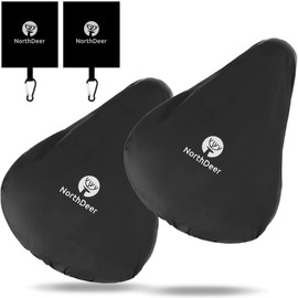 Northdeer Waterproof Saddle Cover with Storage Bag - Set of 2 - Saddle Cover Saddle Protector for Bicycle - Rain Cover Rain Cover Waterproof Saddle Cover for Bicycle Saddle (2+2 Set)