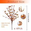 Artificial Fall Floral Stems for Vases,15.75 in Fall Faux Berry